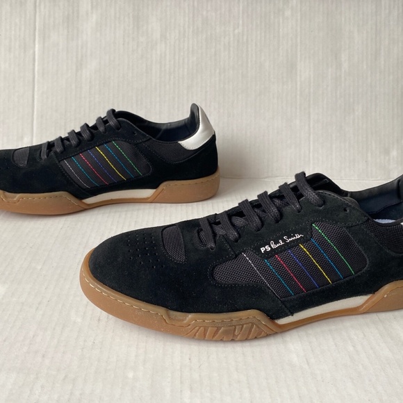 Paul Smith Jack Black Suede Mesh Trainers Sneaker. - Picture 2 of 4